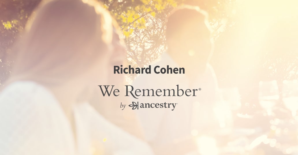 Richard Cohen (19442019) Obituary